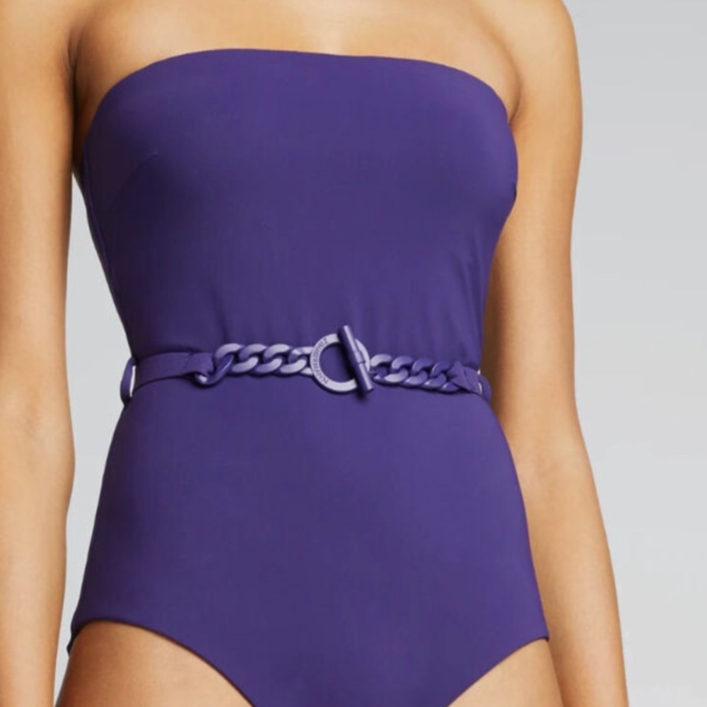 Zimmermann Tropicana One  Piece  Belted Swimsuit Size 6-8